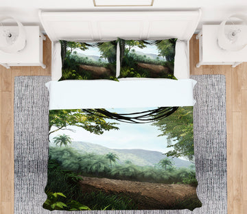 3D Forest 12214 Bed Pillowcases Quilt