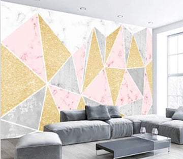 3D Colored Triangle 1025 Wall Murals Wallpaper AJ Wallpaper 2 