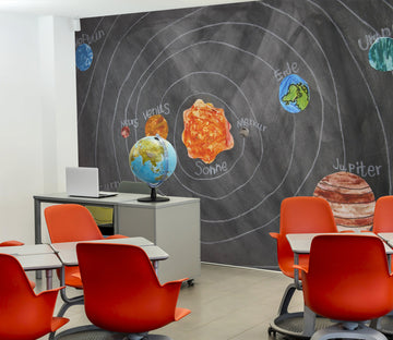 3D Planet Pattern 148 Wall Murals