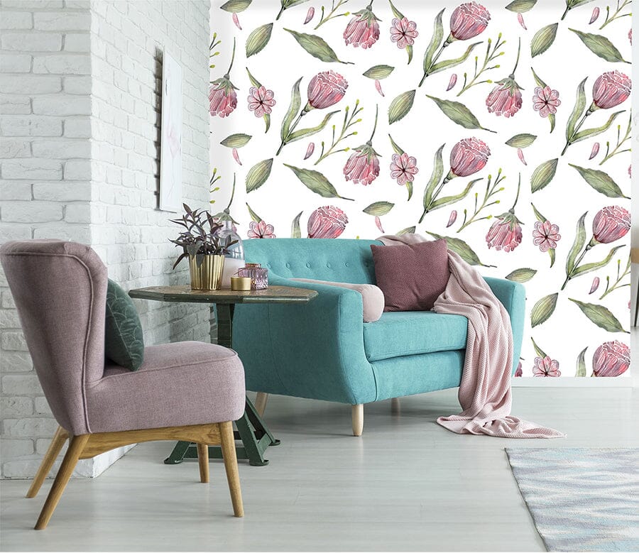 3D Pink Flowers 308 Wallpaper AJ Wallpaper 2 