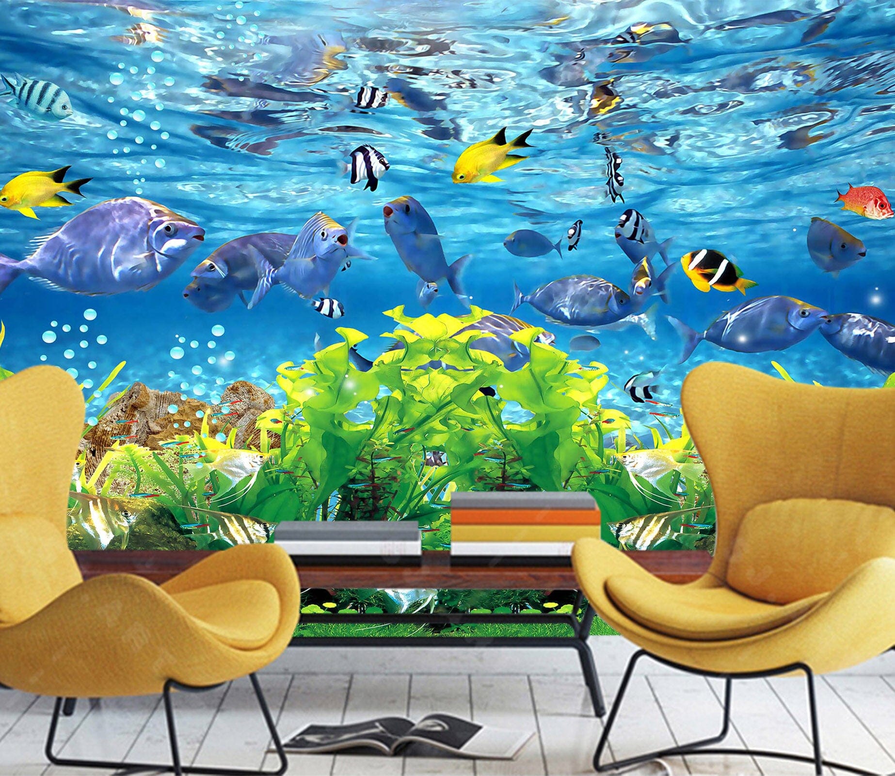 3D The Underwater World 1422 Wall Murals Wallpaper AJ Wallpaper 2 