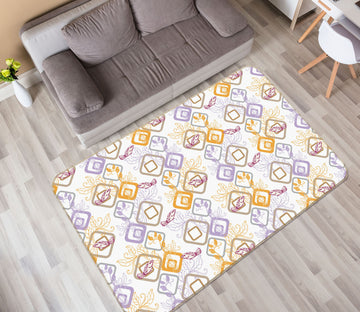 3D Cube Pattern 35238 Non Slip Rug Mat