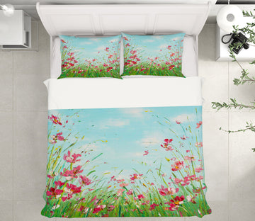3D Pink Flower 509 Skromova Marina Bedding Bed Pillowcases Quilt