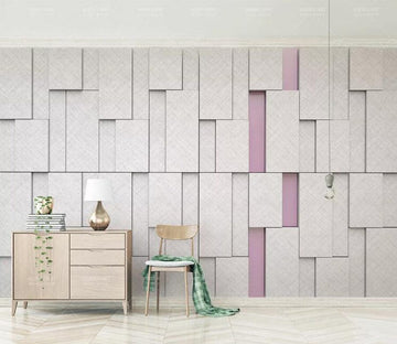 3D White Rectangle WC175 Wall Murals Wallpaper AJ Wallpaper 2 