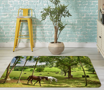 3D Tree Horse 35139 Non Slip Rug Mat