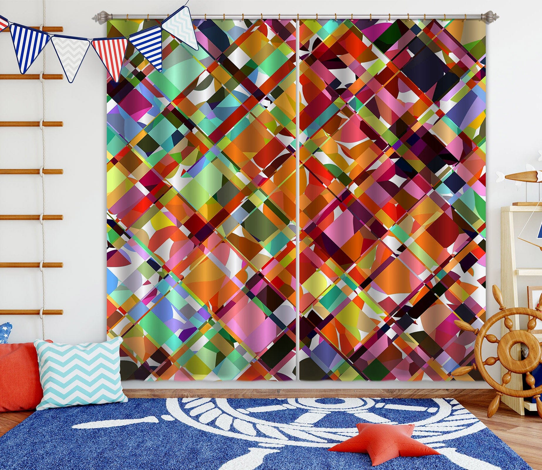 3D Give It Time 045 Shandra Smith Curtain Curtains Drapes Curtains AJ Creativity Home 