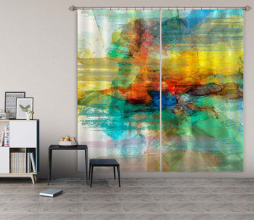 3D Color Collision 234 Michael Tienhaara Curtain Curtains Drapes Curtains AJ Creativity Home 