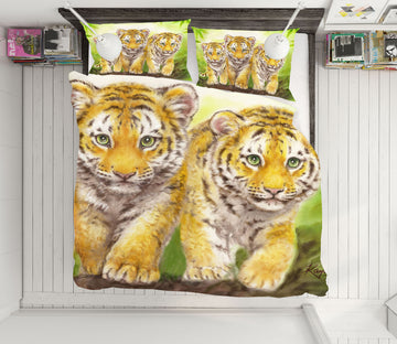 3D Hand Drawn Tiger 5864 Kayomi Harai Bedding Bed Pillowcases Quilt Cover Duvet Cover