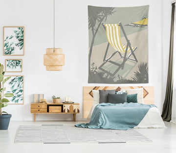 3D Yellow Chair 5388 Steve Read Tapestry Hanging Cloth Hang