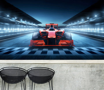 3D Race Track 371 Vehicle Wall Murals