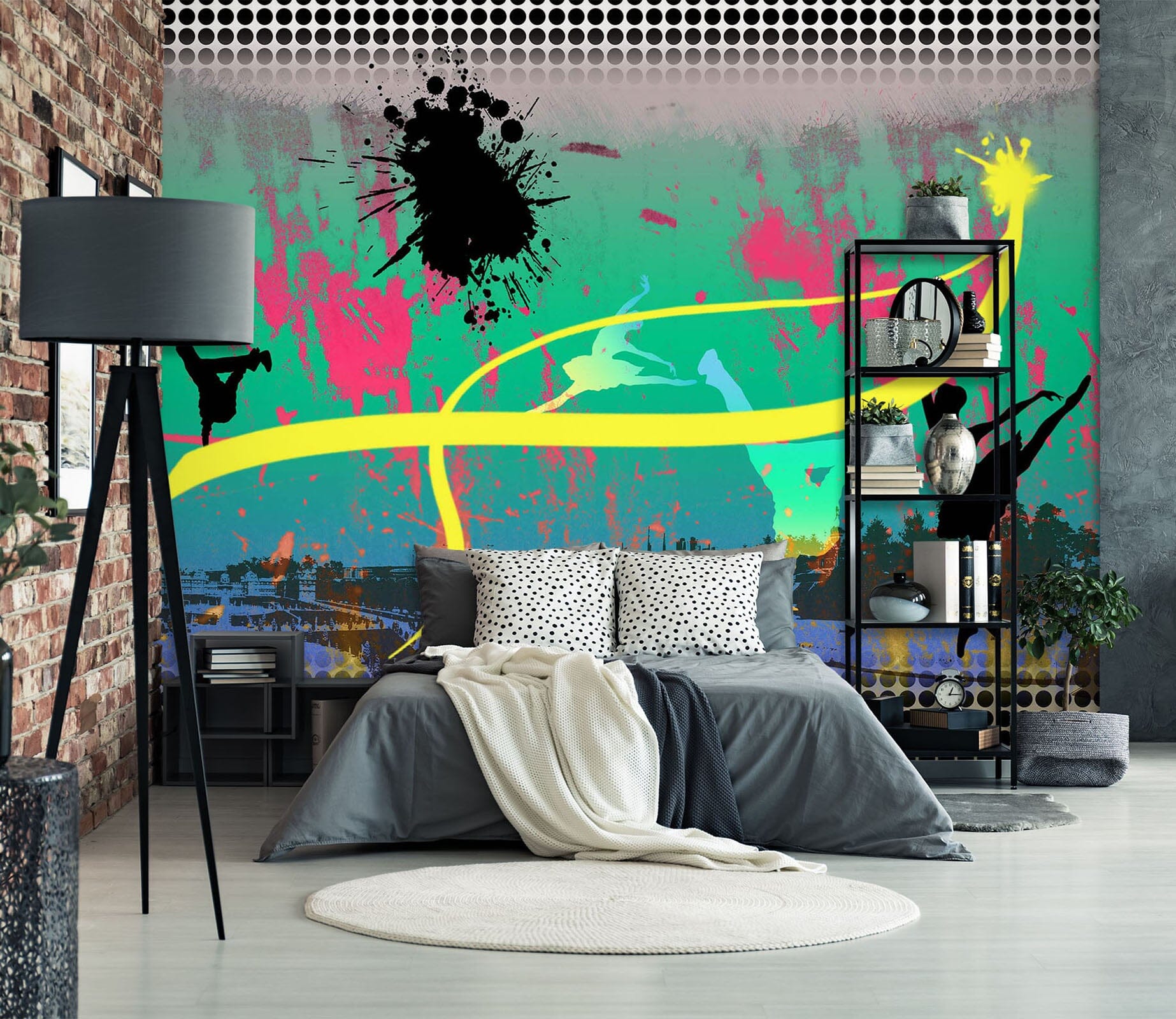 3D Graffiti Lines 1737 Wall Murals Wallpaper AJ Wallpaper 2 