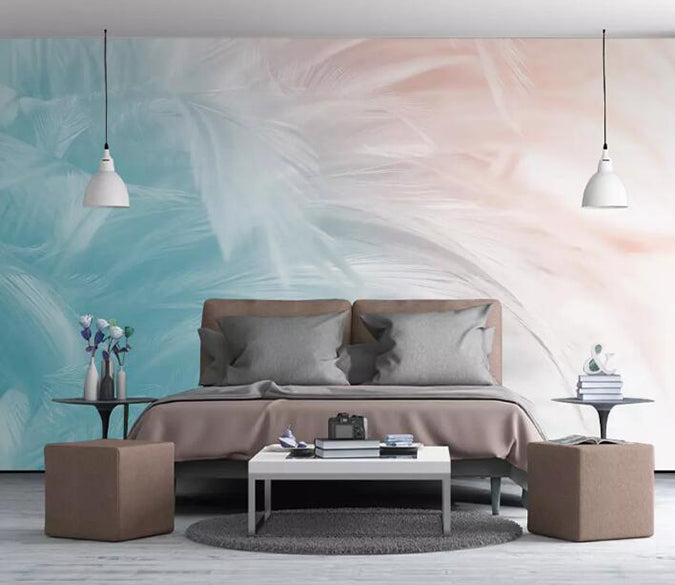 3D Colored Feather 910 Wall Murals Wallpaper AJ Wallpaper 2 