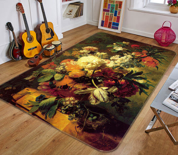 3D Flower Bouquet 76208 Non Slip Rug Mat