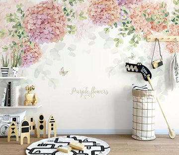 3D Hydrangea 2022 Wall Murals Wallpaper AJ Wallpaper 2 