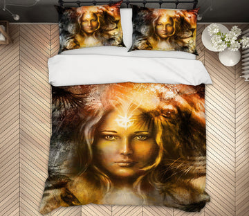 3D Woman Saint 028 Bed Pillowcases Quilt