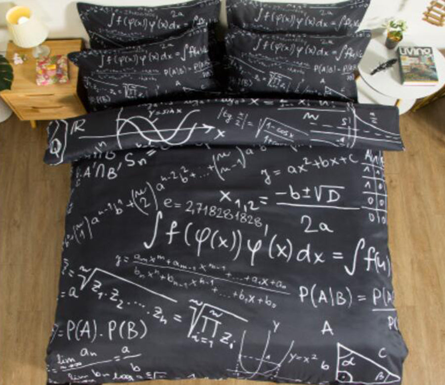 3D Mathematical Formula 5176 Bed Pillowcases Quilt