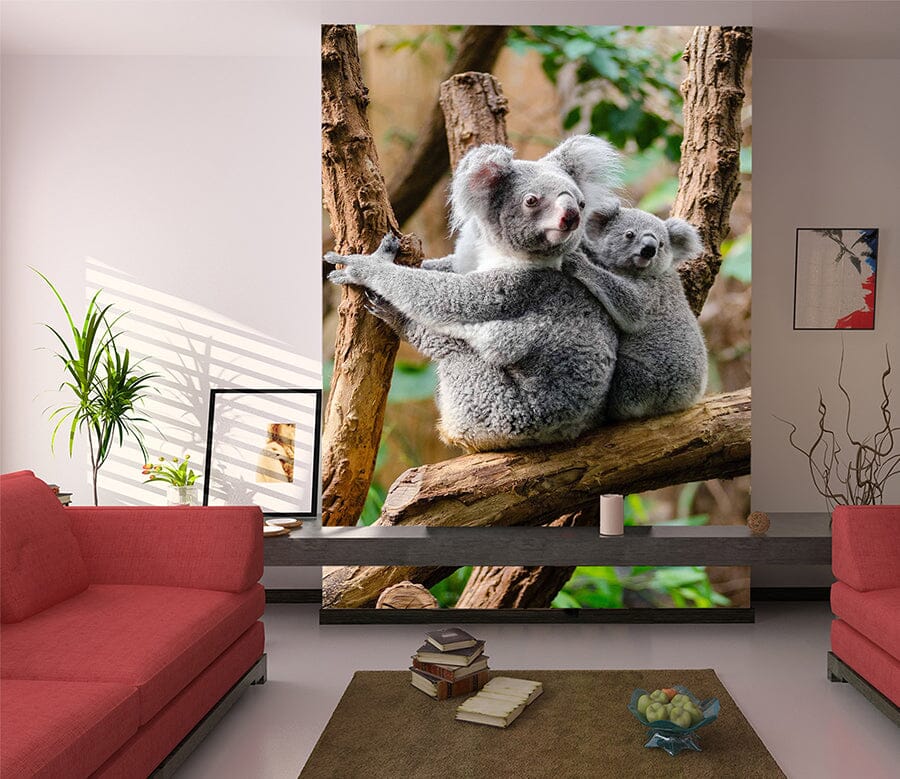 3D Forest Sloth 1088 Wall Murals Wallpaper AJ Wallpaper 2 