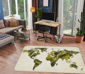 3D Map 77032 Non Slip Rug Mat