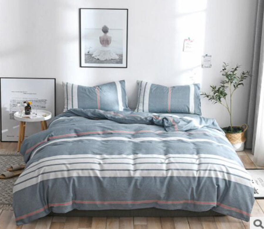 3D Dark Gray 17199 Bed Pillowcases Quilt