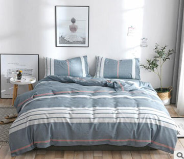 3D Dark Gray 17199 Bed Pillowcases Quilt