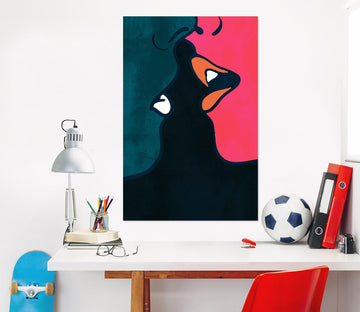 3D The Kiss 029 Boris Draschoff Wall Sticker Wallpaper AJ Wallpaper 2 