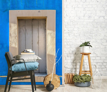 3D Blue Door 1399 Marco Carmassi Wall Mural Wall Murals Wallpaper AJ Wallpaper 2 