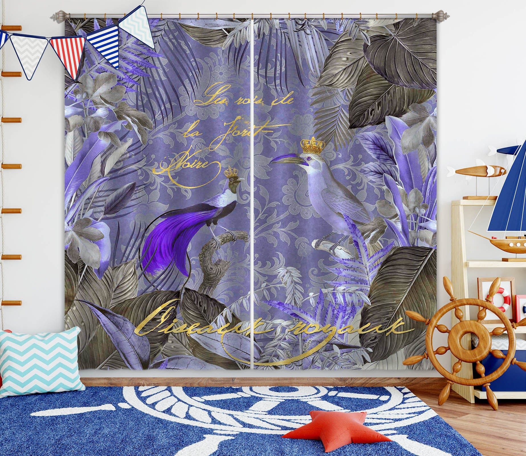 3D Kings Of The Jungle 075 Andrea haase Curtain Curtains Drapes Curtains AJ Creativity Home 