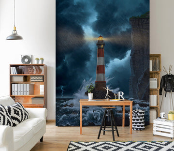 3D Lighthouse 1565 Wall Murals Exclusive Designer Vincent Wallpaper AJ Wallpaper 2 