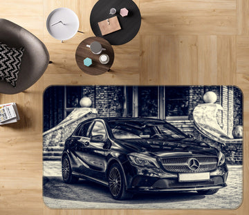 3D Black Car 42006 Vehicle Non Slip Rug Mat