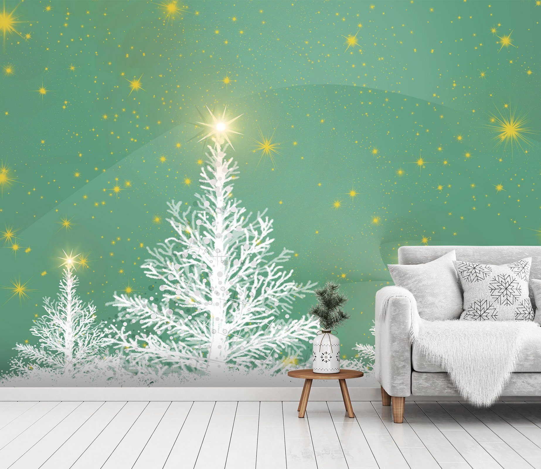 3D Shining Christmas Xmas Tree 6 Wallpaper AJ Wallpaper 