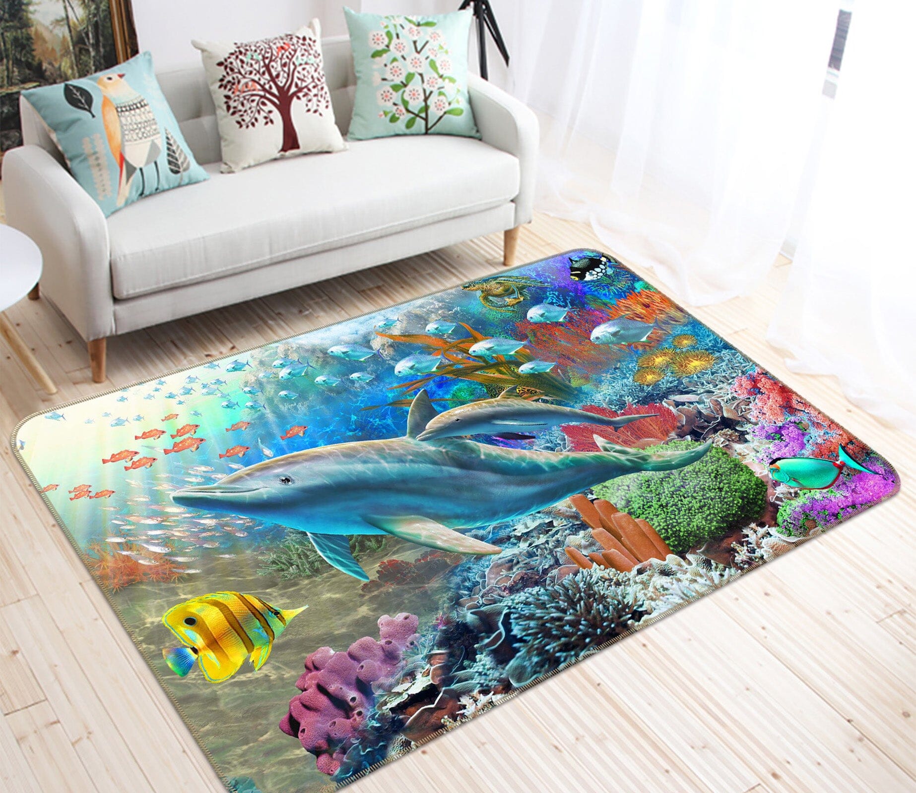 3D Color Ocean 1063 Adrian Chesterman Rug Non Slip Rug Mat Mat AJ Creativity Home 