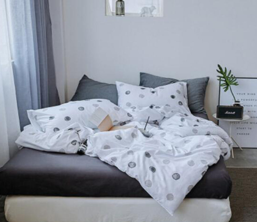 3D Grey Wave Point 16011 Bed Pillowcases Quilt