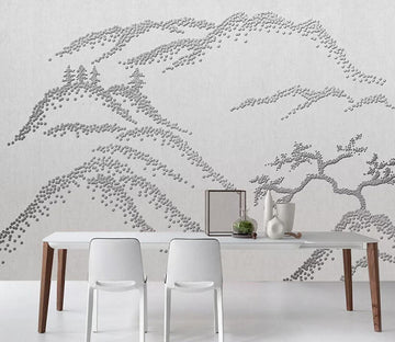 3D White Point Mountain WC1184 Wall Murals