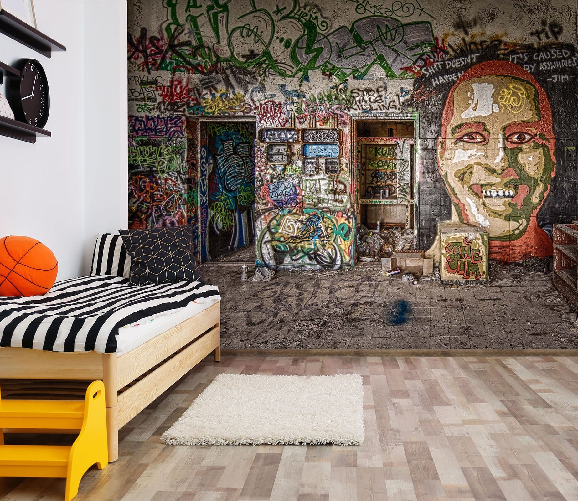 3D Painted Head 2086 Wall Murals Wallpaper AJ Wallpaper 2 