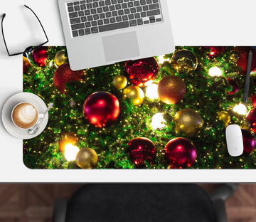 3D Yellow-Red Ball 51219 Christmas Desk Mat Xmas