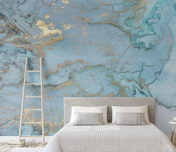 3D Blue Pattern WG004 Wall Murals Wallpaper AJ Wallpaper 2 