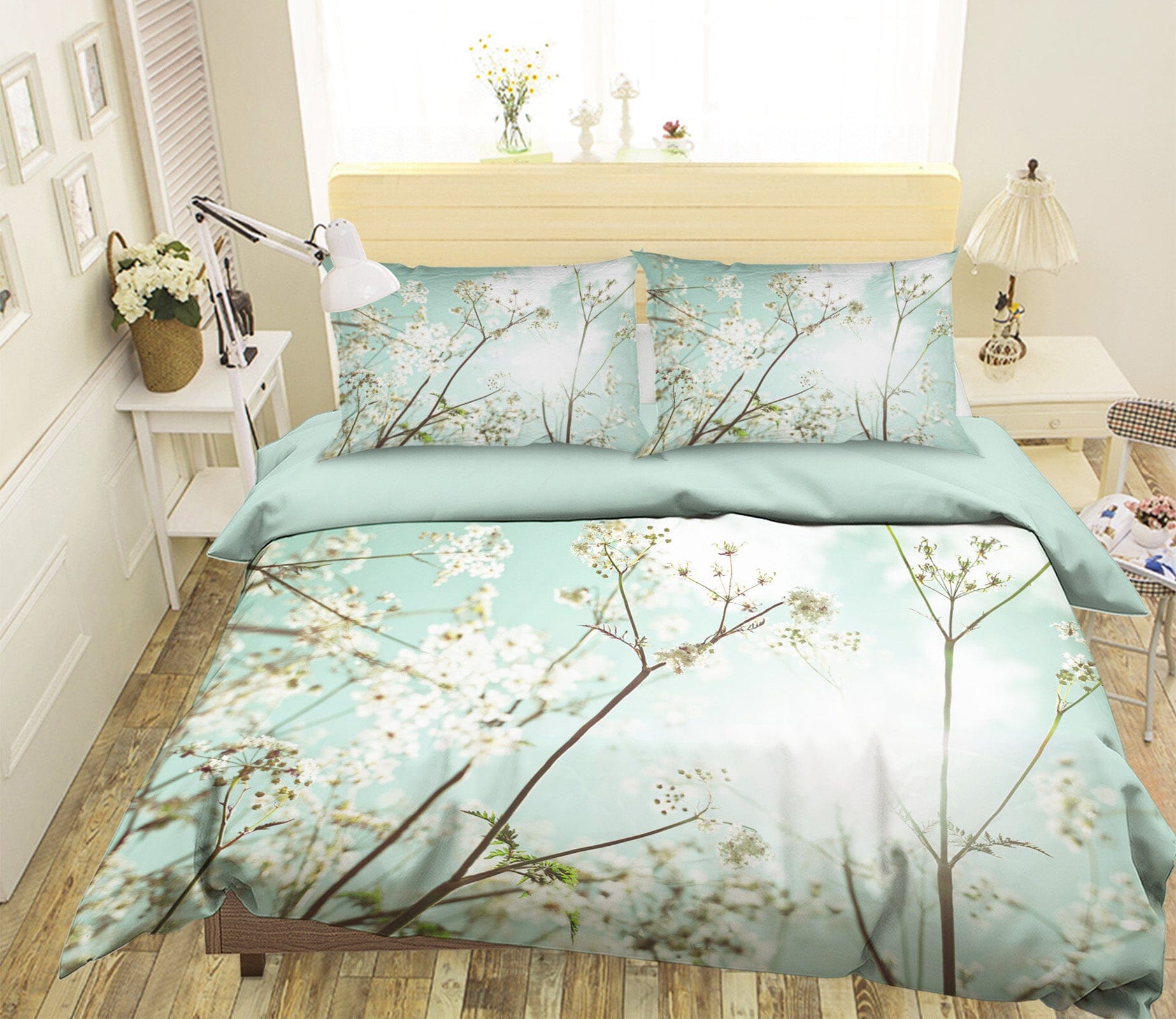3D Sunshine Flower 2006 Assaf Frank Bedding Bed Pillowcases Quilt Quiet Covers AJ Creativity Home 