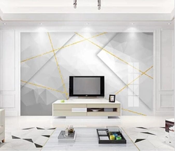 3D Minimalist Lines 3006 Wall Murals Wallpaper AJ Wallpaper 2 
