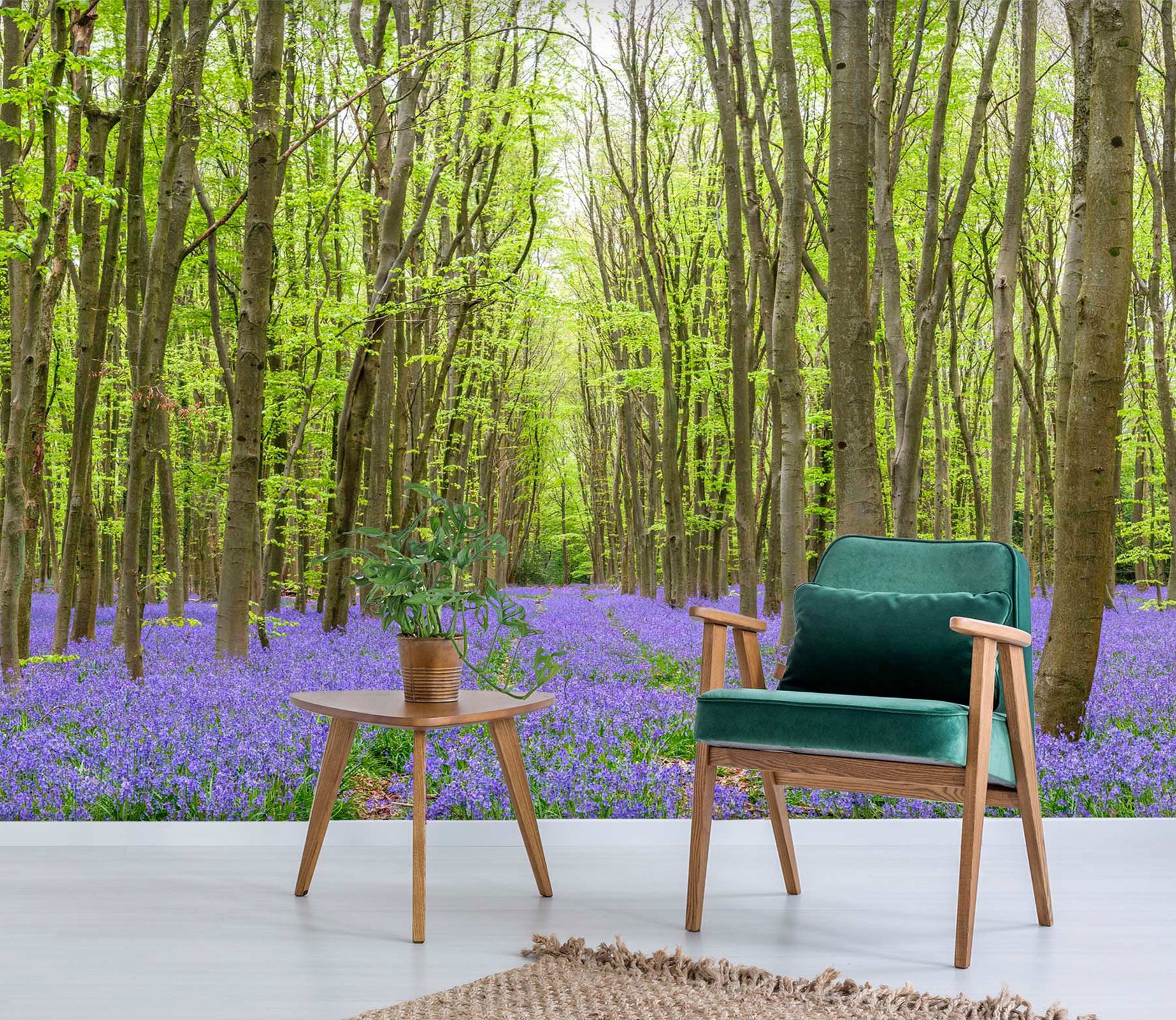 3D Purple Flower Forest 6298 Assaf Frank Wall Mural Wall Murals