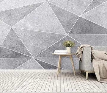 3D White Triangle 2251 Wall Murals