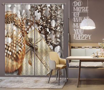 3D Gift Box Snowflake Pendant 52005 Christmas Curtains Drapes Xmas