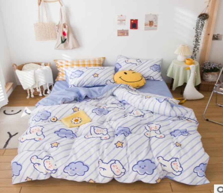 3D Blue Clouds 40205 Bed Pillowcases Quilt