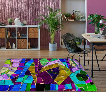 3D Color Pieces 25221 Non Slip Rug Mat