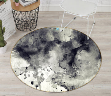3D Ink And Wash 568 Round Non Slip Rug Mat Mat AJ Creativity Home 