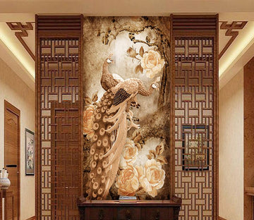 3D Peacock 376 Wall Murals Wallpaper AJ Wallpaper 2 