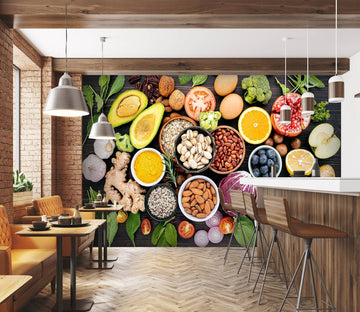 3D Vegetable And Fruit 1451 Wall Murals Wallpaper AJ Wallpaper 2 