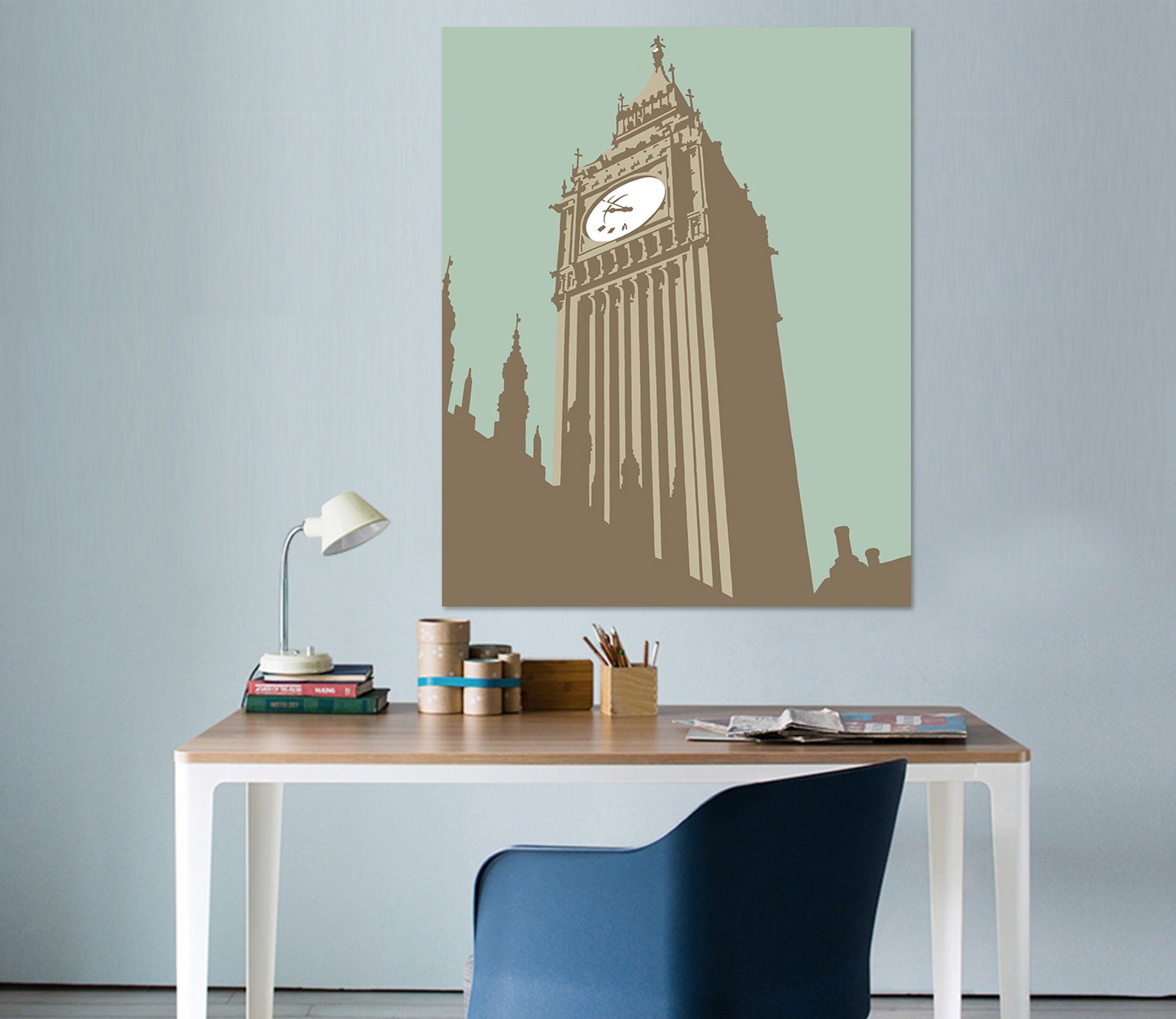 3D Big Ben 015 Steve Read Wall Sticker Wallpaper AJ Wallpaper 2 