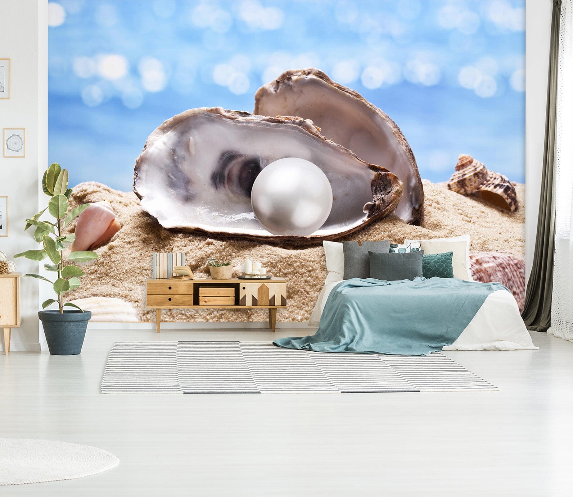 3D Shell Pearl 2008 Wall Murals Wallpaper AJ Wallpaper 2 