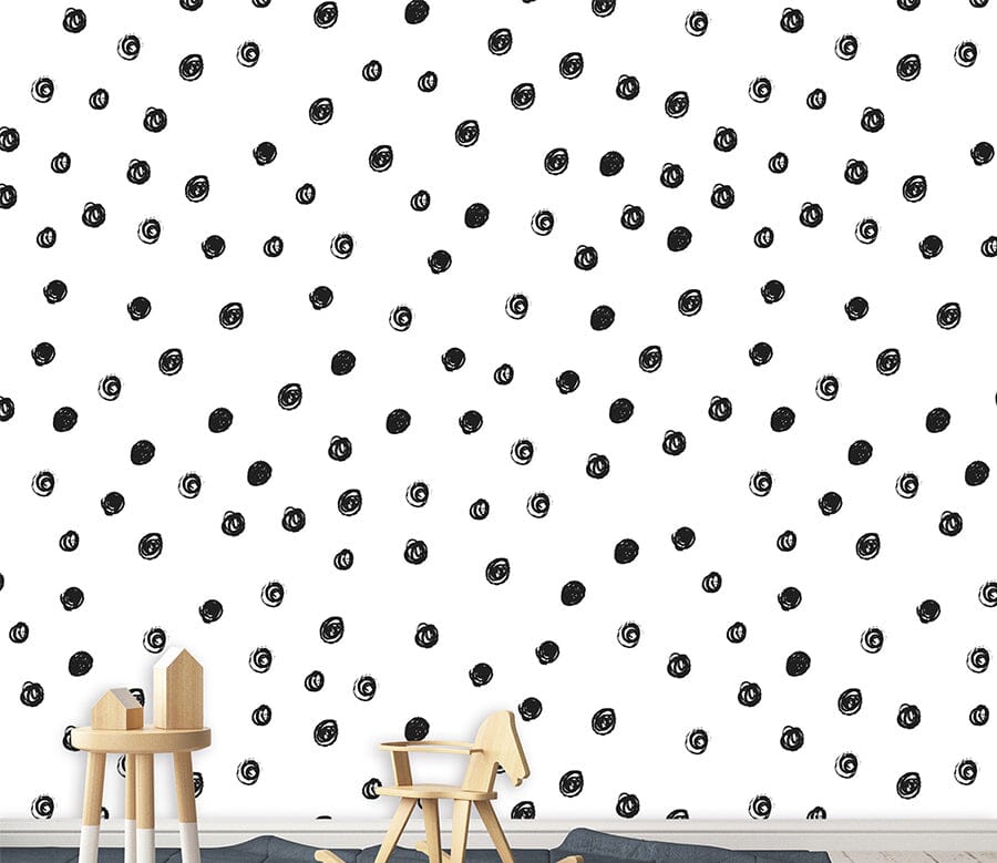 3D Black Dots 313 Wallpaper AJ Wallpaper 2 