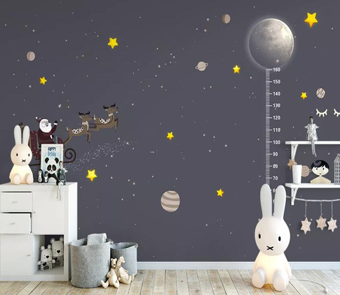 3D Moon Stars 819 Wall Murals Wallpaper AJ Wallpaper 2 
